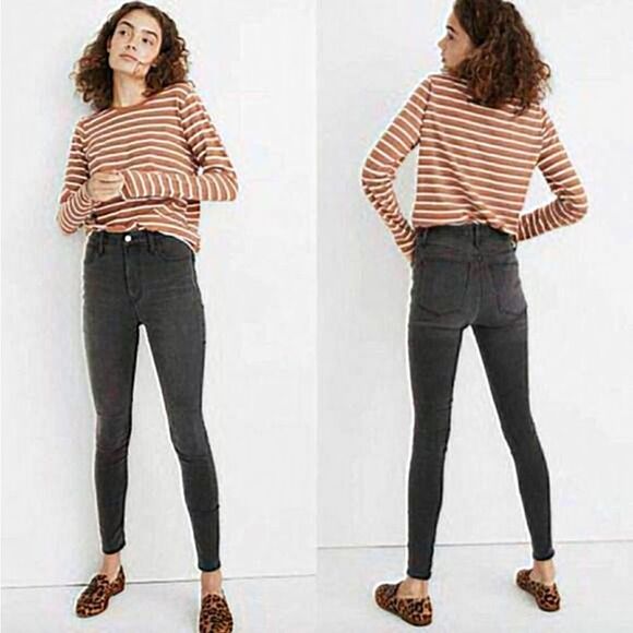 MADEWELL black High Riser Skinny jeans size 25. - Picture 1 of 6